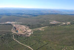 Mt. Nansen Site Overhead